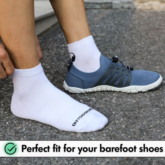 Sneaker Barefoot Socks - White