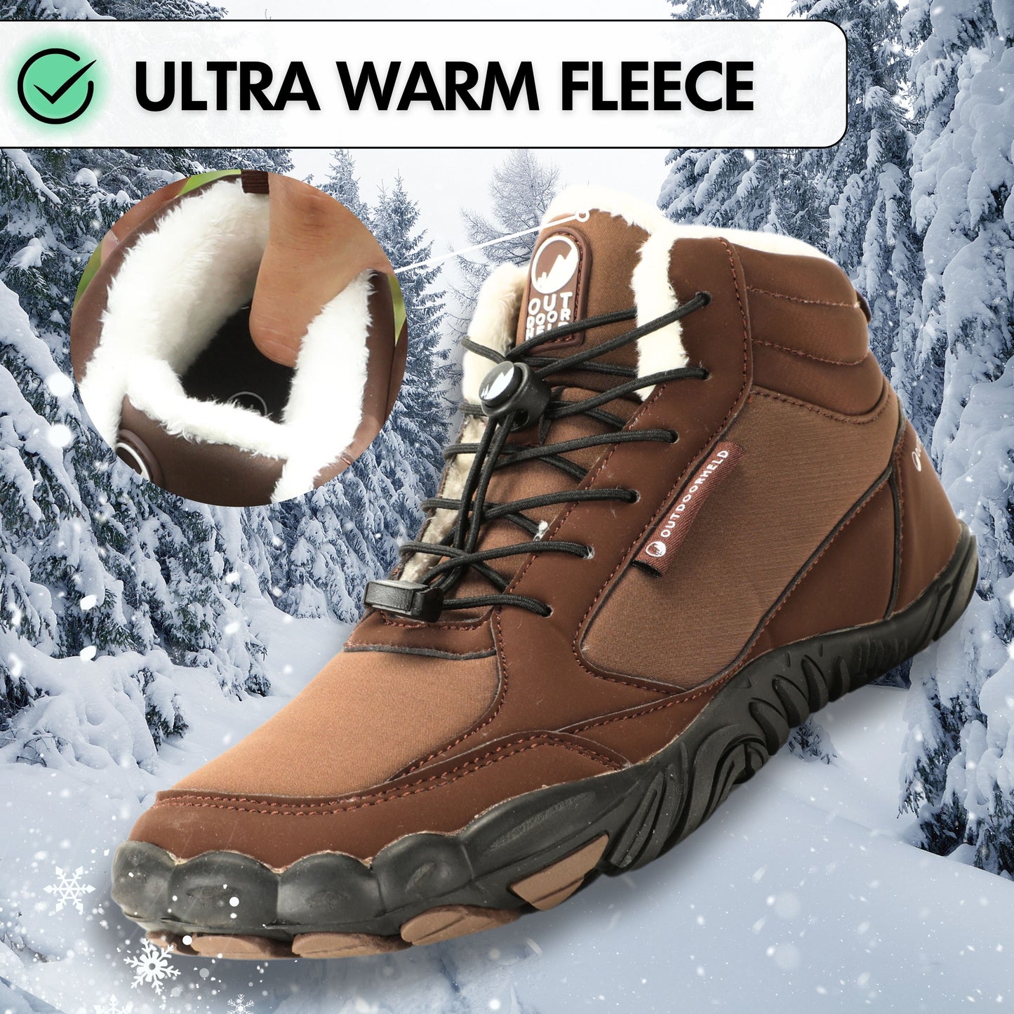Winter Prime - Waterproof Barefoot Shoes