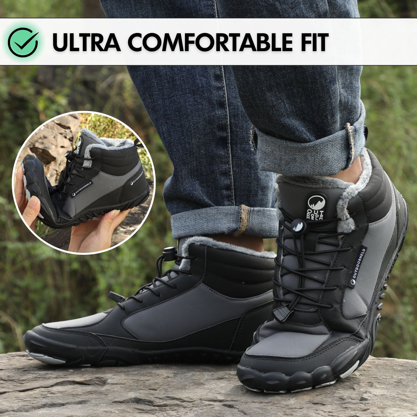 Winter Prime - Waterproof Barefoot Shoes