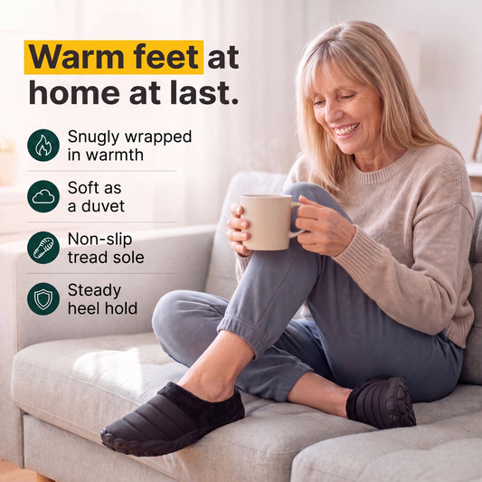 Cosy Max Slippers, the benefits at a glance