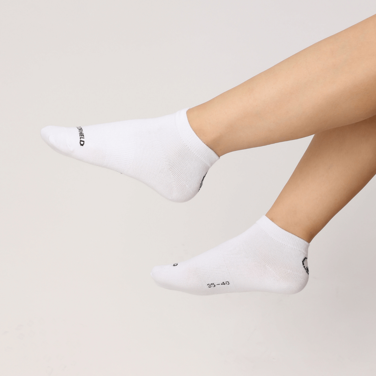 Sneaker Barefoot Socks - White