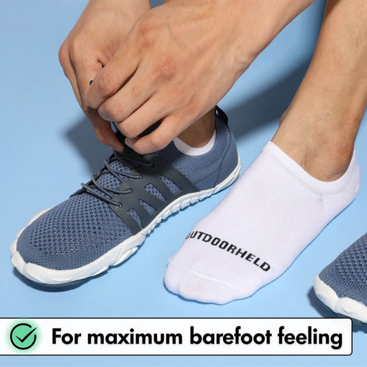 Invisible Barefoot Socks - White