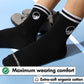 Mid-Cut Retro Barefoot Socks - Black