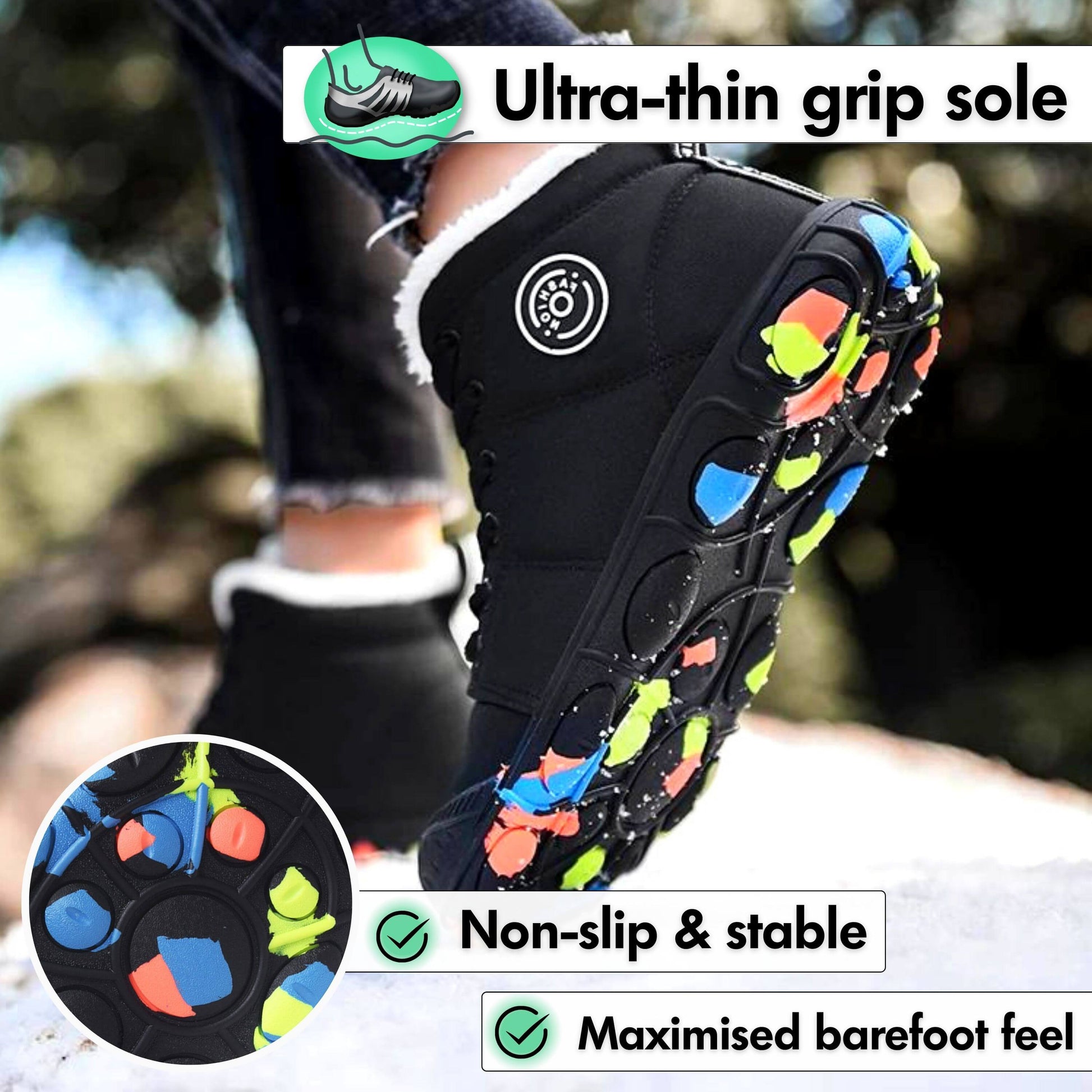 Reima Ensilumi Barefoot Winterlaarzen Kinderen - deep purple 4960 Reima Ensilumi Barefoot Winterlaarzen Kinderen - deep purple 4960