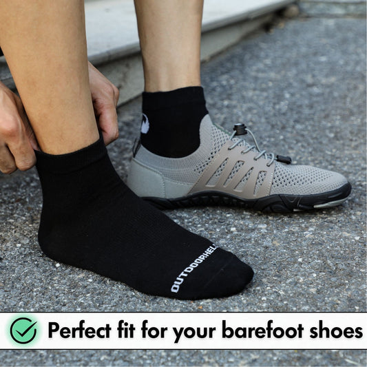 Sneaker Barefoot Socks - Black