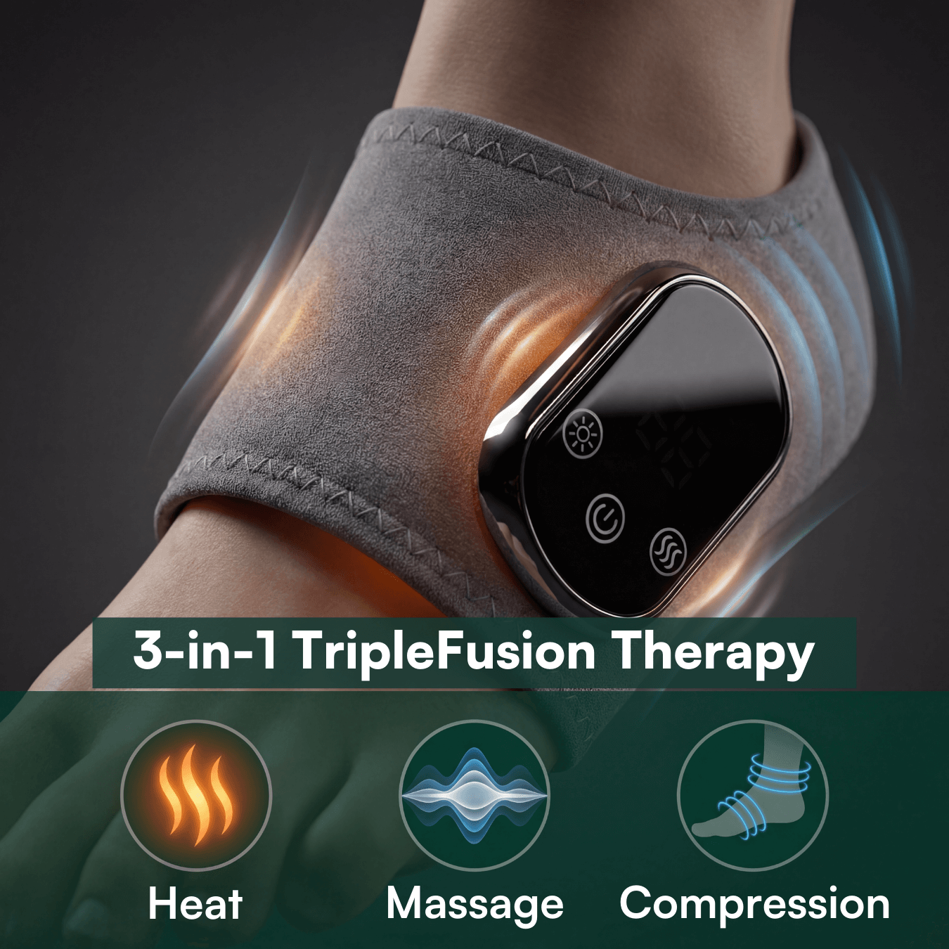 3-In-1 TripleFusion Foot Massager