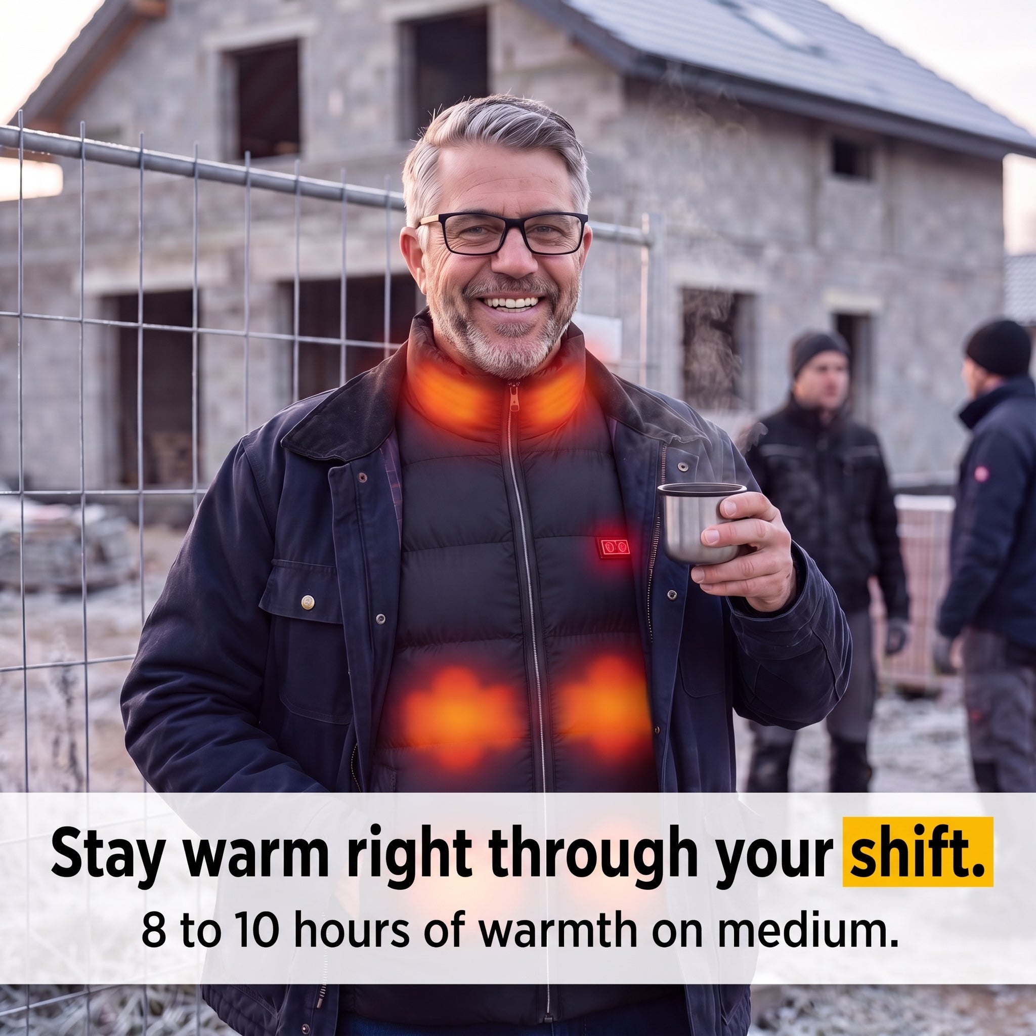 SmartHeat Heated Gilet, warm right through the shift