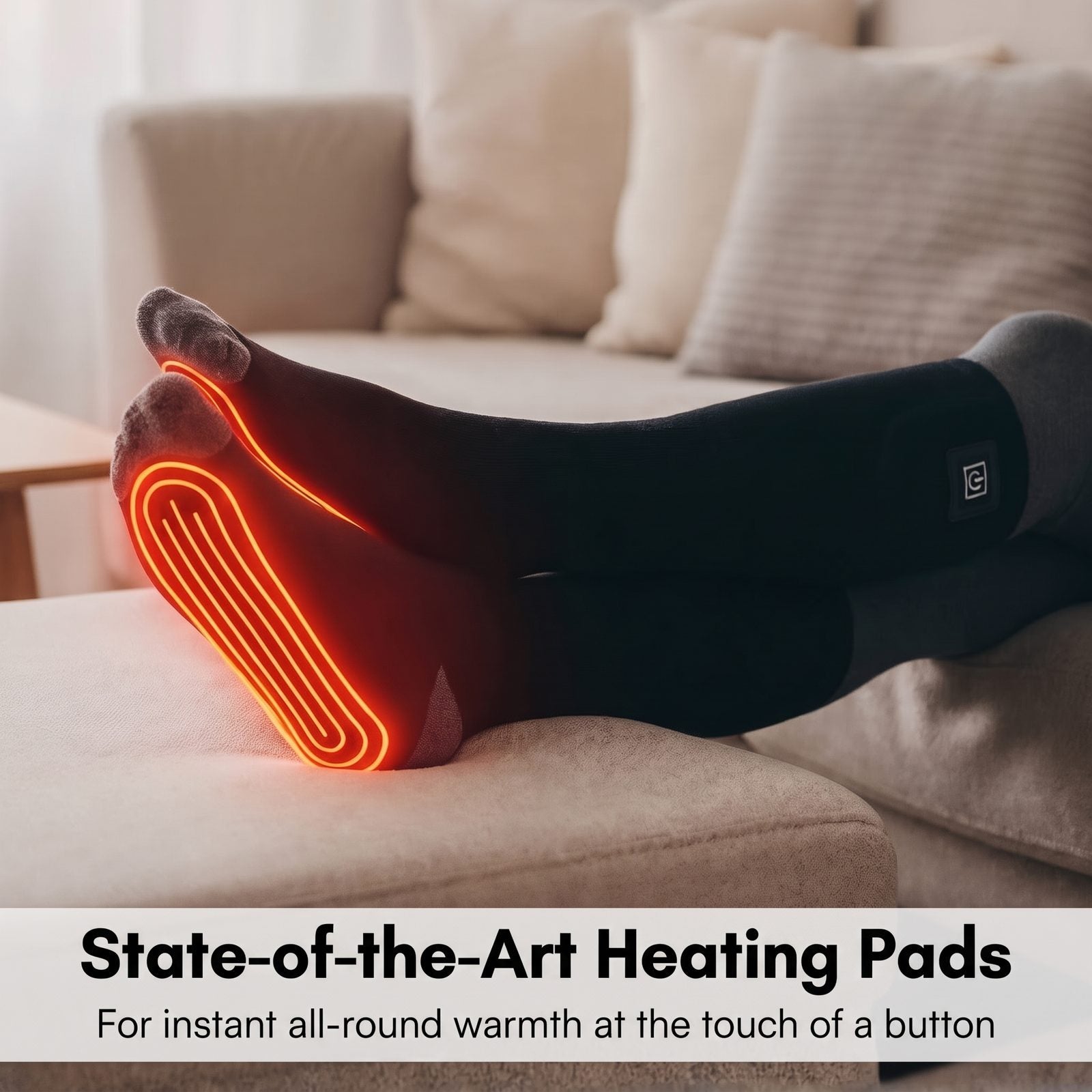 SmartHeat Heated Socks, state-of-the-art heating pads