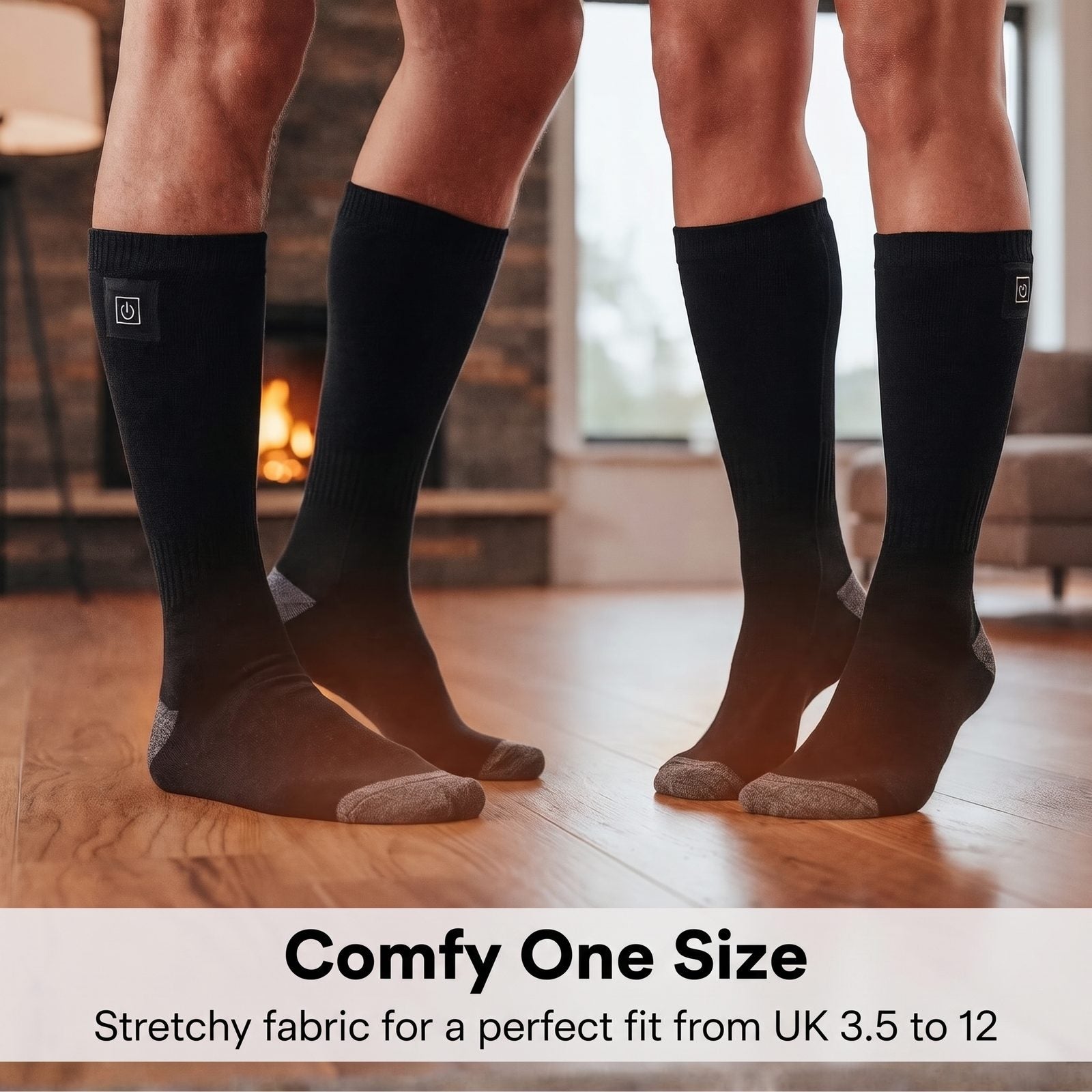 SmartHeat Heated Socks, comfy one size