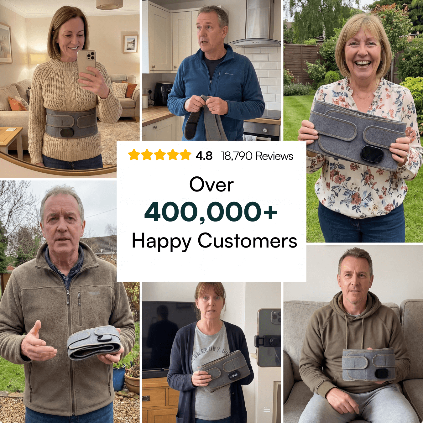 ThermoFlex Back Massage Belt