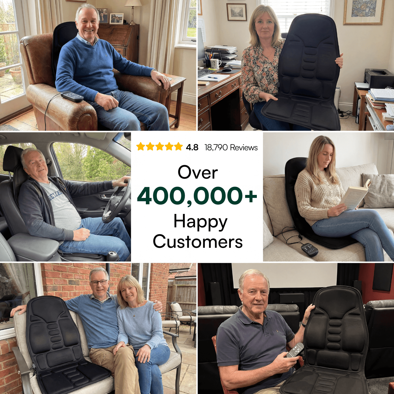 VitaComfort Massage Seat Cover