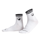 Mid-Cut Retro Barefoot Socks - White